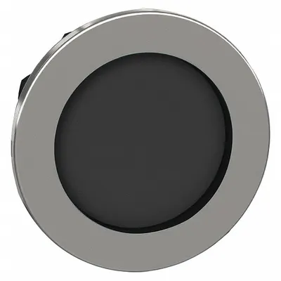 SCHNEIDER Push Button Head: 30 mm Panel Size, Non-Illuminated, Metallic - Heads for Push Buttons