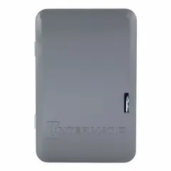 The INTERMATIC T2005 is a 7-day electromechanical timer switch with SPDT switching, rated for 120V AC. It features a metal body and surface-mount design for indoor use. Suitable for scheduling lighting, HVAC, or pumps in commercial and industrial applications.