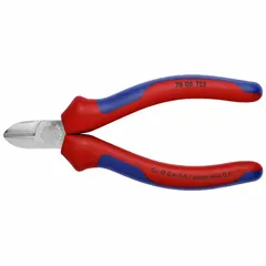 Straight, oval-jaw diagonal-cutting pliers with 7/8 in jaw length and 5/8 in jaw width. Overall length 5 in. Designed for cutting soft wire in electrical, maintenance, and assembly applications.