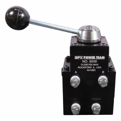 POWER TEAM Hydraulic Directional Control Valve: 5 gpm Max Flow Rate, Three Positions - Lever-Operated Directional Control Valves