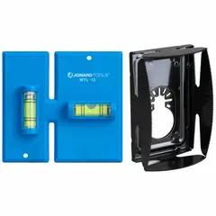 This set includes two rectangular blades with a universal open-back OIS connection. Designed for use with oscillating multi-tools that accept universal mounts, these blades are suited for cutting and scraping in confined spaces during demolition, flooring, and trim work.
