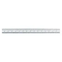 SQUARE D Terminal Block Mounting Channel: NEMA, Std, 12 in Overall Lg, Steel, 0.22 in Overall Ht (MPN 9080GH112)