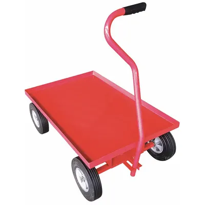 OEM Wagon Truck: 1,000 lb Cap - Lipped Metal Deck Trucks