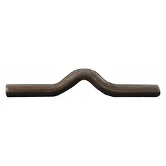 Towing chain clip, unfinished, with overall length 6 1/16 in and width 1 1/8 in. Used in fleet and vehicle maintenance for securing chains during towing operations.