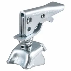 This towing coupler connects a trailer to a tow vehicle for light-duty towing. With an overall length of 4 3/4 inches, it is suited for fleet and vehicle maintenance applications where secure attachment is required.