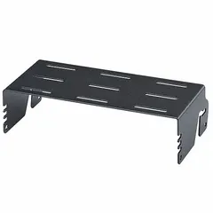 Aluminum mounting bracket designed for Icom vehicle-mounted radios in the 7200 and 7300 series. Provides secure attachment for mobile or fixed installations. Compatible with Icom radio models 7200 and 7300.