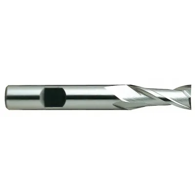 YG-1 Square End Mill: High Speed Steel, TiCN Coated, 2 Flute, 1/2" Mill Dia - General Purpose High-Speed Steel Square End Mills
