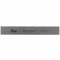 MORSE Band Saw Blade: Bi-Metal, Independence II(R), Aluminum/Carbon Steel/Structural Steel, 2/3 (MPN 5561231380). Key specifications — attr1211722: 11 ft 6 in; attr1099499: 2/3.