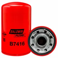 Spin-on oil filter for Case IH equipment. Features a 1 1/2"-12 thread size, 8 1/8 in overall height, and cellulose media. Includes G498-D integral gasket. Used in agricultural machinery to remove contaminants from engine oil