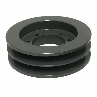 OEM Bushed-Bore Cast-Iron V-Belt Pulley, 2 Groove, 7.1 in OD, SK Quick Detachable - Bushed-Bore Cast-Iron V-Belt Pulleys