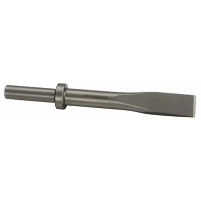 WESTWARD Chisel: 0.68 in Shank Size, Round, Round, 1 in Chisel Tip Wd - Flat Chisels for Chipping Hammers
