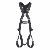 MSA Fall Protection Harnesses: Arc Flash, 400 lb Wt Capacity, Vest Harness, Quick-Connect / Tongue (MPN 10252222)