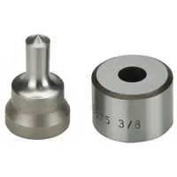 ENERPAC Punch and Die Set: 5/16 in Bolt Size (In.), 0.31 Cold Rolled C-1018, 0.38 in Boilerplate (MPN SPD375)