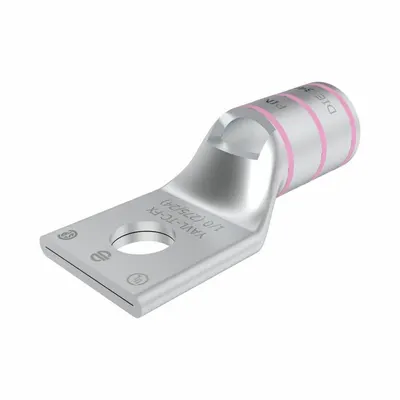 BURNDY Compression Lug: 5/16 in Stud Size, 1/0 AWG – 1/0 AWG For Wire Sizes, Stranded Wire Type - One-Hole Compression Lugs