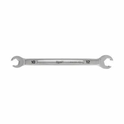 MILWAUKEE 45-96-8351 Metric Double End 6-Point Flare Nut Wrench, 10 mm and 12 mm - Metric, Double End, Standard-Head, 6-Point, Flare Nut Wrenches