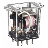 OMRON Flange Mount Relay: Surface (Top Flange) Mounted, 5 A Current Rating, 110/120V AC, DPDT (MPN MY2F-AC220/240)