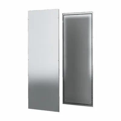RITTAL Side Wall Kit: 800 mm Overall Wd, 2,000 mm Overall Ht, 1 1/2 mm Overall Dp - Side Panel & Wall Kits for Racks & Bayed Enclosures