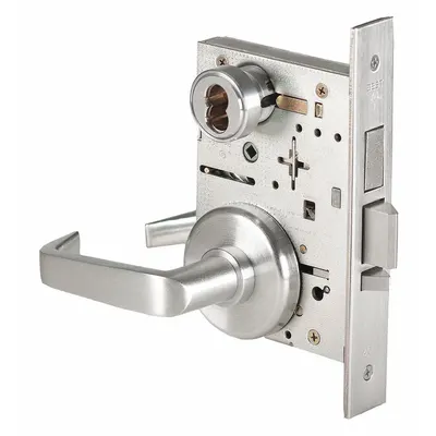 BEST Door Lockset: Classroom Lever Locksets, Chrome, ADA Compliant