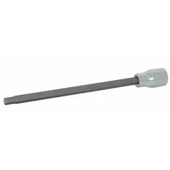 This hex bit socket features a 3/8 in drive size and a 7/32 in hex tip for SAE fasteners. The 7 in overall length provides extended reach. It is used for driving hex-head fasteners in applications such as automotive repair, machinery assembly, and industrial maintenance.