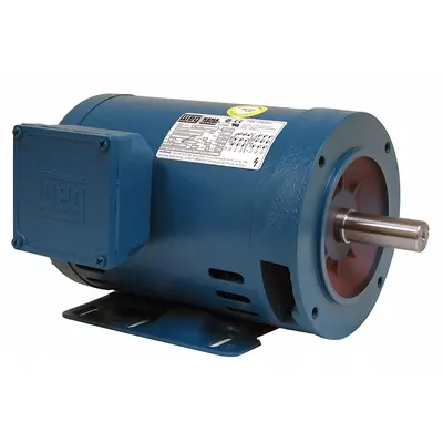 WEG General Purpose Motor: C-Face/Rigid Base Mount, Open Drip Proof, 20 hp - C-Face with Rigid Base 3-Phase General Purpose AC Motors