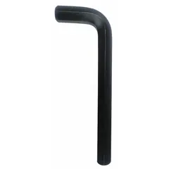 L-shaped hex key with 5/8 in SAE tip size, short length, made of alloy steel with black oxide finish. Includes 2 tips. Used for tightening or loosening hex socket screws and bolts in maintenance, assembly, and repair tasks.