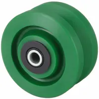 APPROVED VENDOR Track Wheel: 4 in Wheel Dia., 2 in Wheel Wd, 300 lb Load Capacity, Polyurethane