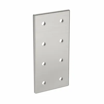 FATH INC. Joining Plate: Rectangular Flat Plate, 45 Series, 176 mm x 86 mm x 6 mm - Plate Connectors