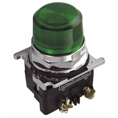 EATON Pilot Light: 30 mm Panel Mounting Size, Green, LED - LED Pilot-Lights