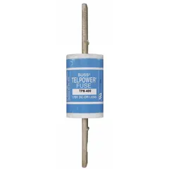 Fast-acting blade fuse rated 250 A at 170 V DC. Measures 2 in x 8 5/8 in. Provides overcurrent protection in DC power systems such as telecom infrastructure and industrial distribution panels.