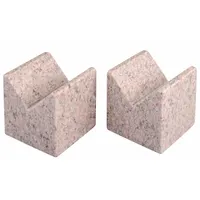 STARRETT Granite V-Blocks: V-Block, Pr V-Block, 4 in x 4 in x 4 in, AA Laboratory, Granite, 1 PR (MPN 81534)