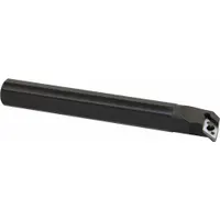 This indexable boring bar features a negative rake geometry and right-hand orientation, designed for internal turning operations such as enlarging holes, creating precise internal diameters, and finishing bores in metalworking