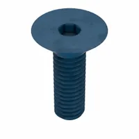 Socket Flat Head Screw: M3x0.50 Thread Size, 10 mm Lg, Flat, Blue Phosphate, Alloy Steel, 25 PK (MPN UST183997)