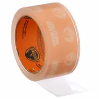 Transparent, single-sided polyethylene film tape with acrylic adhesive. UV-resistant for outdoor use. Suitable for general maintenance, patching, bundling, and sealing applications where a weather-resistant seal is required