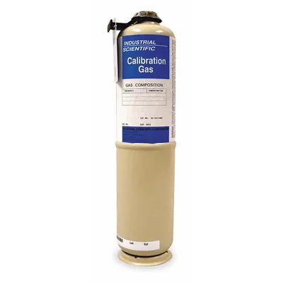 INDUSTRIAL SCIENTIFIC Calibration Gas: Nitrogen, +/-2% Accuracy, CH4, Calibration Gas - Calibration Gases for Portable Gas Detectors