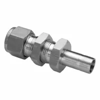 This double-ferrule stainless steel fitting connects two 1/8 in OD tubes in a tube-to-tube configuration. Part of the Let-Lok series, it is compatible with Swagelok fitting brands. Used in instrumentation, hydraulic, and process systems for leak-tight connections in high-pressure gas or liquid lines