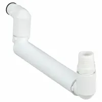 P-Trap: Schedule 40, PVC, 1 in x 1 in Size, Threaded x Threaded, Male NPT x Male Acme, 140°F (MPN G130212)