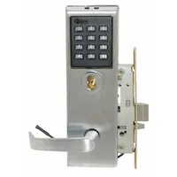 BEST Door Lockset: Storeroom Lever Locksets, Chrome, ADA Compliant, Interchangeable Core (MPN 45HZ7DV15KP626)