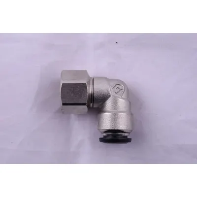 AIGNEP USA Nickel-Plated Brass Push-to-Connect Elbow Fitting - Nickel-Plated Brass Tube Fittings