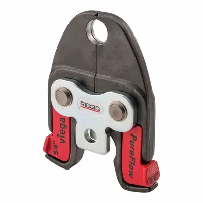 RIDGID Press Tool Jaw: 5/8 in Pipe, PEX/Stainless Steel, For Viega PureFlow - Jaws & Rings for Standard & Extended Press Tools