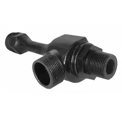 This liquid-operated jet eductor pump uses motive fluid to induce flow without moving parts, reducing maintenance. It is suitable for transferring, mixing, or evacuating fluids in industrial applications. Constructed with a cast iron body and a 1/2 in MNPT connection, it features a 0.2 sizing factor.