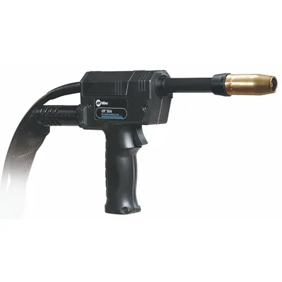 MILLER ELECTRIC Push-Pull Gun: XR-Pistol, Water-Cooled, 200 A, 1/16 in - Miller Push-Pull Guns