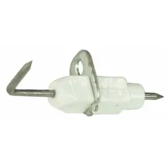 Spark plug assembly for ignition in gas-fired burners, boilers, and furnaces used in HVACR equipment. Designed for use in industrial heating systems to ensure reliable ignition.