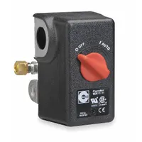 CONDOR USA, INC Pressure Switch: Std, 50 psi – 200 psi, (4) 1/4" NPT, 160 psi / 200 psi ON/OFF (MPN 11WC2E)
