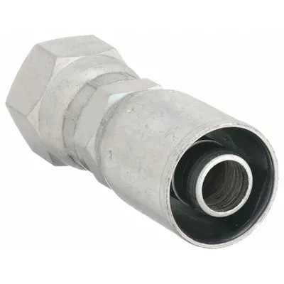 WEATHERHEAD 08E-608 Straight Swivel Hydraulic Crimp Hose Fitting - Weatherhead Crimp Hydraulic Hose Fittings with JIC Connection