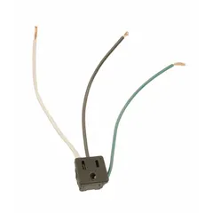 Single general-purpose receptacle rated 125V AC, 15 A with NEMA 5-15 configuration. 2-pole/3-wire grounding design accepts #14 to #10 AWG wire. Black finish for flush mounting in standard wall boxes. Suitable for powering grounded devices in residential, commercial, and light industrial settings.