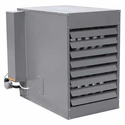 Dayton Gas Wall and Ceiling Unit Heater: 100,000 BtuH Heating Capacity Input, Propeller - Standard-Profile Suspended Gas Wall & Ceiling Unit Heaters