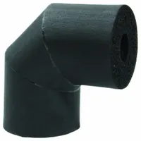 Pipe Fitting Insulation: 90° Elbow, 1/2 in Thick, 1/2 in ID, Buna-N Rubber, Unslit, 3.4 R-Value (MPN 801-LRE-048048)