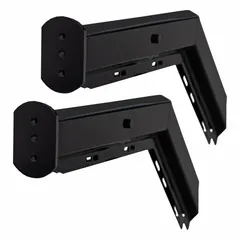 Steel mud flap clamp for securing mud flaps on trucks and trailers. Overall height 3 3/8 in, overall width 5 5/16 in. Used in fleet and vehicle maintenance to prevent flap sag and road spray.