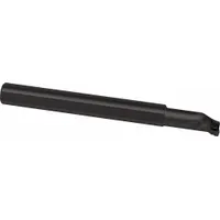This indexable boring bar features a positive rake geometry and right-hand orientation, designed for internal turning operations such as enlarging holes, achieving precise diameters, and finishing bores. It accepts indexable inserts for efficient material removal in metalworking applications
