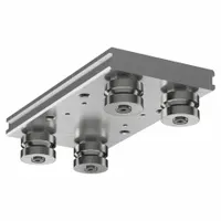 HEPCOMOTION GV3 Carriage: For 12 mm Rail Wd, Roller, GV3 Std Carriage, 17.44 mm Carriage Ht (MPN AU12P1/P213L75NS)